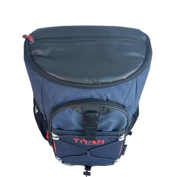 Titan Deep Freeze Backpack Cooler Insulated Soft Cooler Navy Blue New w/out tags - Picture 3 of 10